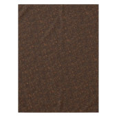 Donkerkoper Bronze Oranje glitter Tafelkleed (Voorkant)