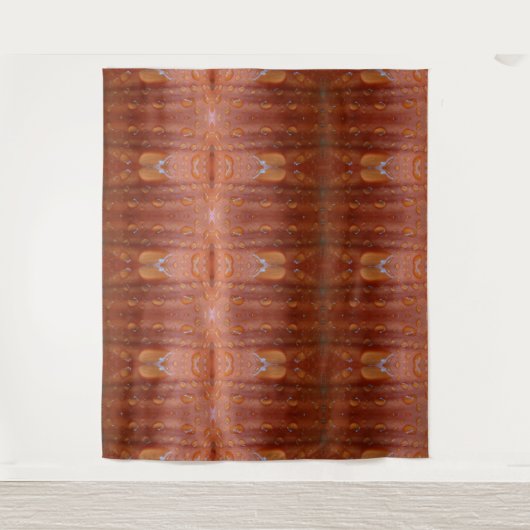 Donkerkoraal Wandkleed (Voorkant)