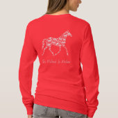 Donkerlang geslapen Shirt (Achterkant)