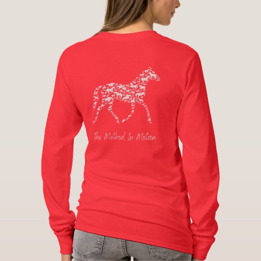 Donkerlang geslapen Shirt (Achterkant)