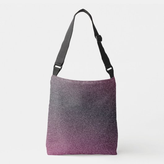 Donkermaren gradiënt glitters cross-body tas (Voorkant)