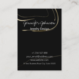 donkermarmering visitekaartje