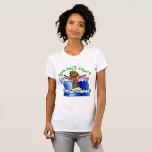 Donkermeisje Surfer T Shirten T-shirt (Voorkant volledig)