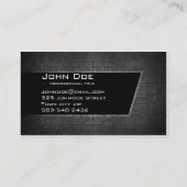 Donkermetaal Visitekaartje (Achterkant)