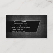 Donkermetaal Visitekaartje (Achterkant)