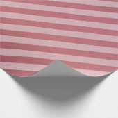 Donkermoes en diagonale strepen cadeaupapier (Hoek)