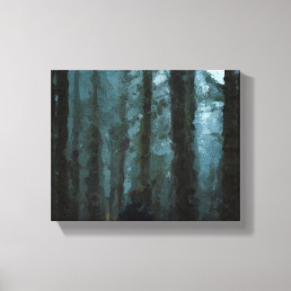 Donkeroelbos canvas afdruk