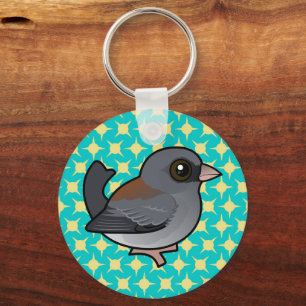 Donkerogige Junco (grijskop) Sleutelhanger