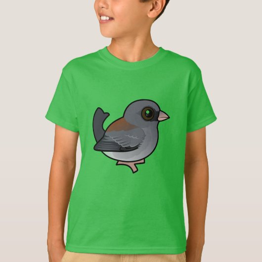 Donkerogige Junco (grijskop) T-shirt (Voorkant)