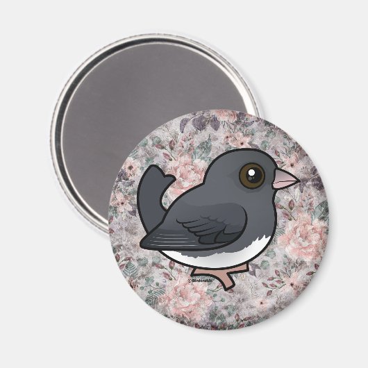Donkerogige Junco (leisteenkleurig) Magneet (Voorkant / Achterkant)