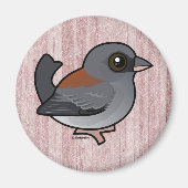 Donkerogige Junco (met rode rug) Magneet (Voorkant)