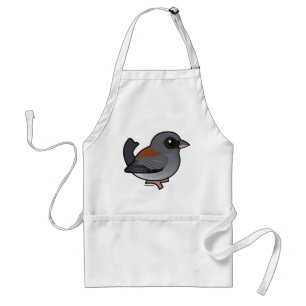 Donkerogige Junco (met rode rug) Standaard Schort
