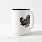 Donkerogige Junco (met rode rug) Tweekleurige Koffiemok (Voorkant rechts)