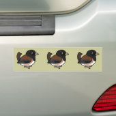 Donkerogige Junco (Oregon) Bumpersticker (Op auto)