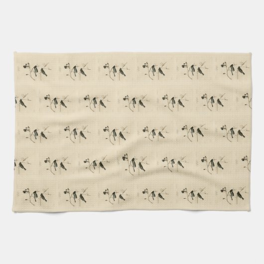 Donkerogige Junco - van de Amerikaanse vogels van  Theedoek (Horizontaal)