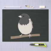 Donkerogige Junco Vogelkunst Tissuepapier (Craft)