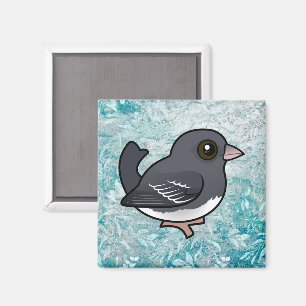 Donkerogige Junco (witvleugelig) Magneet