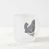 Donkerogige Junco (witvleugelig) Matglas Koffiemok (Voorkant rechts)