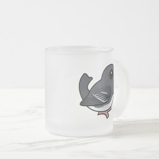 Donkerogige Junco (witvleugelig) Matglas Koffiemok (Voorkant rechts)