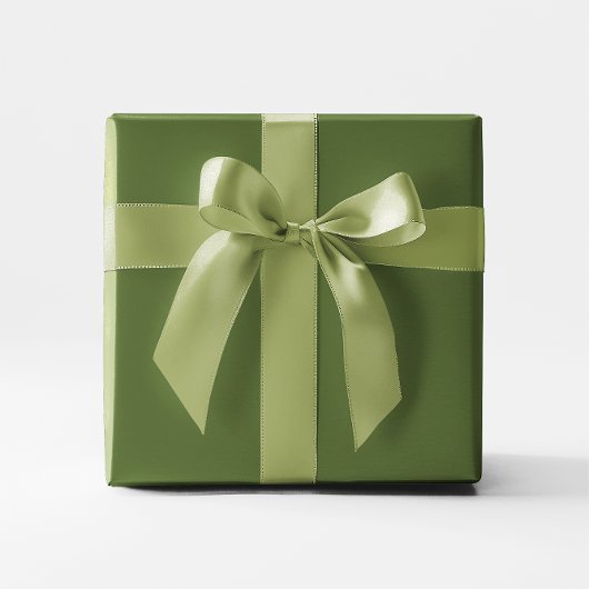 Donkerolive Green Cadeaupapier
