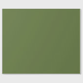 Donkerolive Green Cadeaupapier (Vlak)