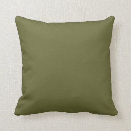 Donkerolive Green Kussen