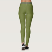 Donkerolive Green Leggings (Achterkant)