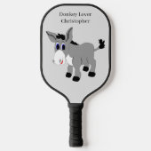 Donkerontwerp op maat pickleball paddle (Voorkant)