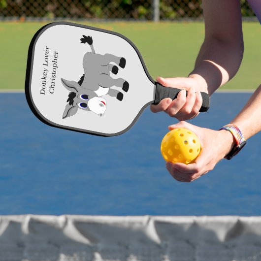 Donkerontwerp op maat pickleball paddle (Insitu)