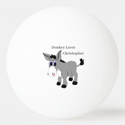 Donkerontwerp op maat pingpongbal (Voorkant)