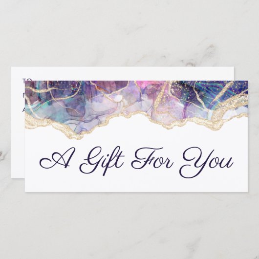 donkeroptisch cadeaucertificaat (Voorkant / Achterkant)