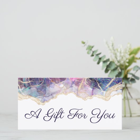 donkeroptisch cadeaucertificaat (Staand voorkant)