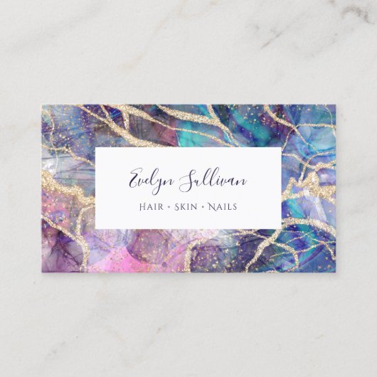 donkeroptische achtergrond visitekaartje (Voorkant)