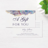 donkeroptische kaart met cadeaukaart (Bureau)