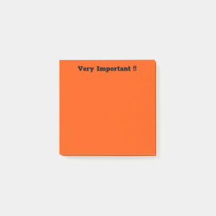 DonkerOranje Post-it® Notes
