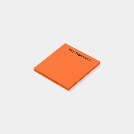 DonkerOranje Post-it® Notes (Schuin)