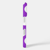 Donkerororrode en witte pooldots Case-Mate iPhone case (Achterkant / Rechts)