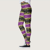 Donkerpaars en groen leggings (Links)