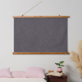 Donkerpaarse gestructureerde oppervlakte wervelend hangend wandkleed (Slaapkamer)