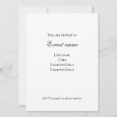 Donkerpaarse glittersparels Personaliseer Kaart (Achterkant)
