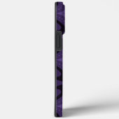 Donkerpaarse Retro Patroon Case-Mate iPhone Case (Achterkant / Rechts)