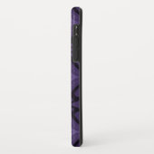 Donkerpaarse Retro Patroon Case-Mate iPhone Case (Achterkant/links)