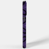 Donkerpaarse Retro Patroon Case-Mate iPhone Case (Achterkant / Rechts)