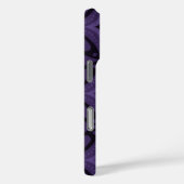 Donkerpaarse Retro Patroon Case-Mate iPhone Case (Achterkant / Rechts)