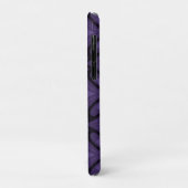 Donkerpaarse Retro Patroon Case-Mate iPhone Case (Achterkant/links)
