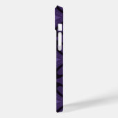 Donkerpaarse Retro Patroon Case-Mate iPhone Case (Achterkant / Links)