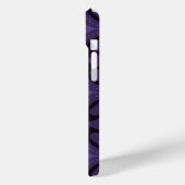 Donkerpaarse Retro Patroon Case-Mate iPhone Case (Achterkant / Links)