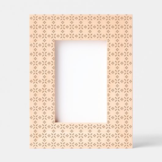 Donkerpaarse Retro Patroon Gegraveerde Lijstjes (Voorkant)
