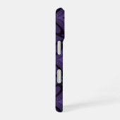 Donkerpaarse Retro Patroon iPhone 16 Hoesje (Rechterkant)