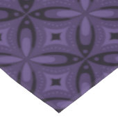 Donkerpaarse Retro Patroon Tafelkleed (Gekanteld)